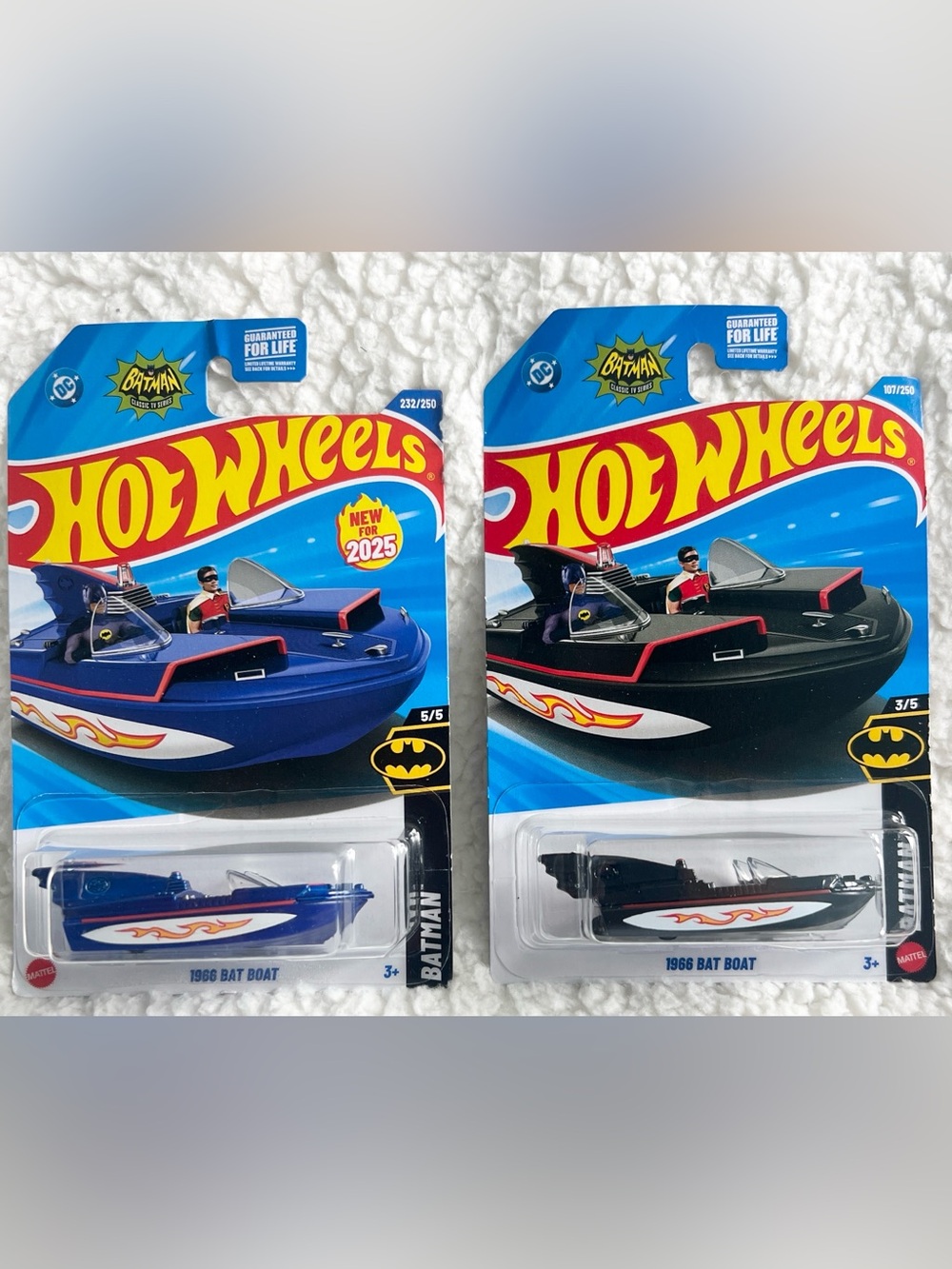 1966 Bat Boat Hot Wheels - Blue and Black